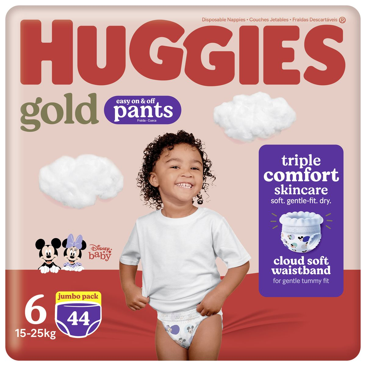 Huggies Gold Pants Size 6 (44s)